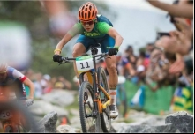 Olimpíadas Rio 2016 -  Brasileira e Pirenopolina Raiza Goulão faz boa participação no MTB dos Jogos Olímpicos